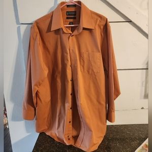 Size 16 1/2 Tanish orange Stafford